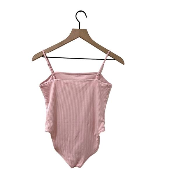 Fitted Cami Rib-Knit Bodysuit NWT - Picture 3 of 4